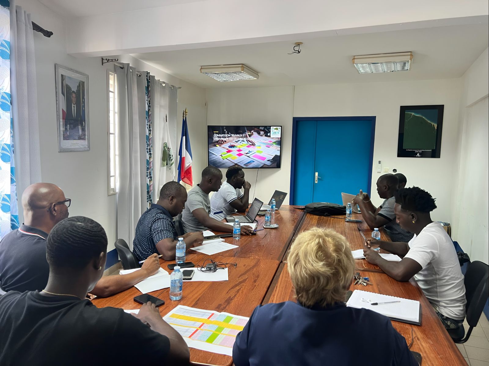 Réunion de coordination à Grand-Santi : un point d’étape sur les projets en cours